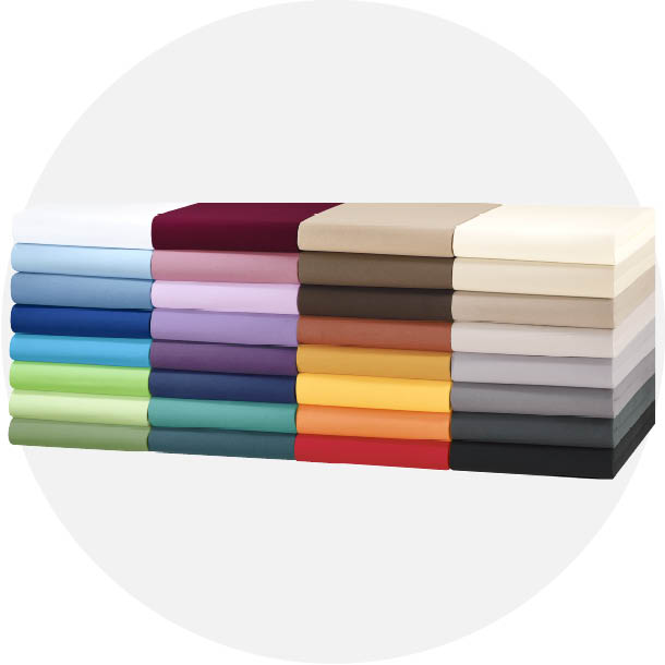 Living Home Drap-housse en jersey fin, sans pli , vieux rose
