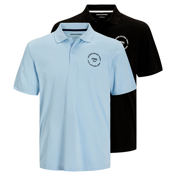 Jack & Jones Jack&Jones Polo Shirts, 2er-Pack , mehrfarbig